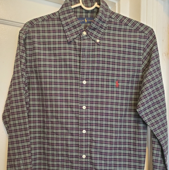 Ralph Lauren Men's Plaid Casual Button Down Shirt - Picture 1 of 3